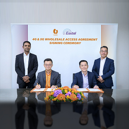 Majlis menandatangani perjanjian kerjasama 4G & 5G Wholesale Access antara U Mobile dan Eastel